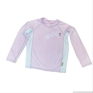 O'neill Kids Pink Rash Gaurd Swim Shirt SPF 50+ Size 4